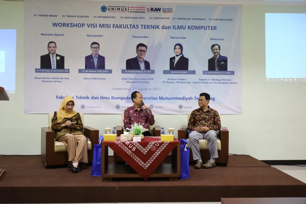 Workshop Visi – Misi Fakultas Teknik dan Ilmu Komputer Unimus